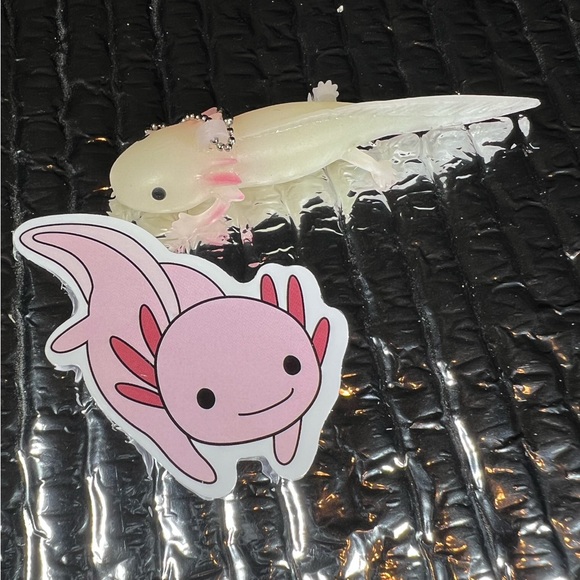 Axolotl Crazy Trending WaterProof Single Decor Accent Sticker - Picture 4 of 4